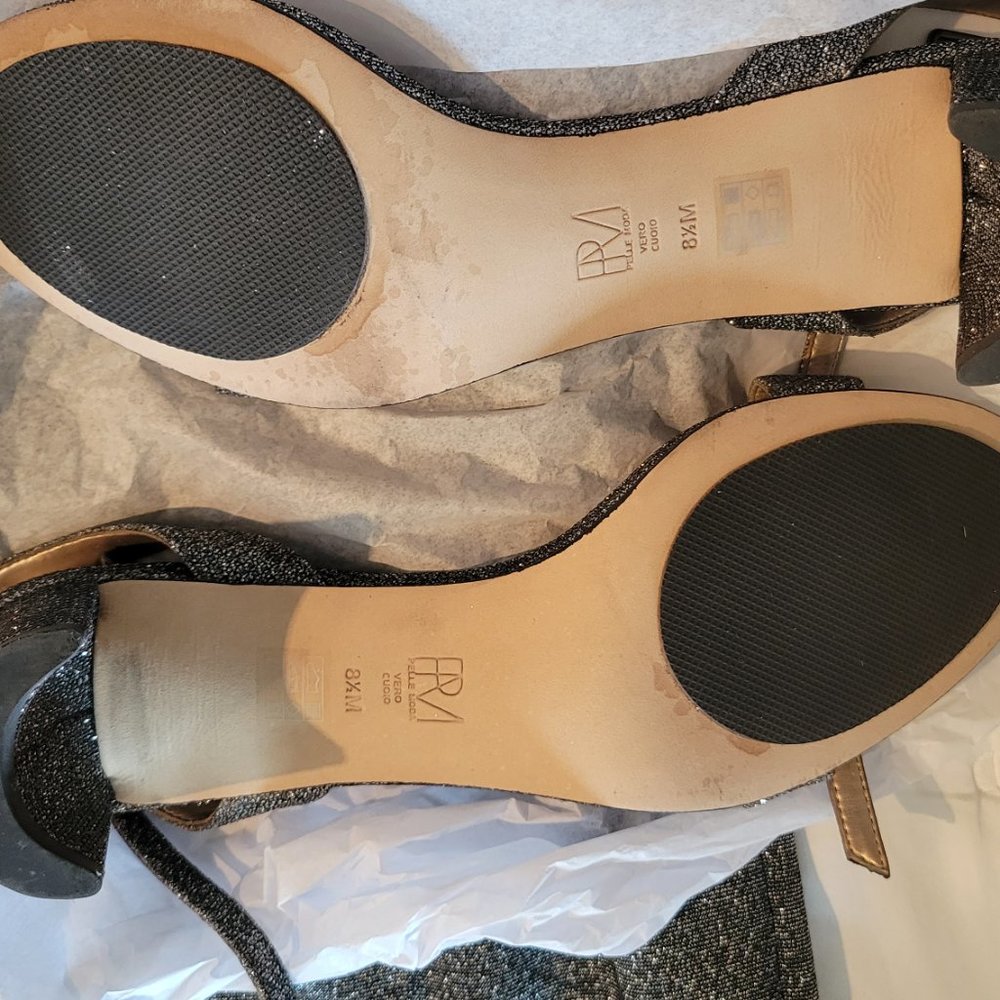 Pelle moda strappy silver heel sandal - Picture 5 of 13